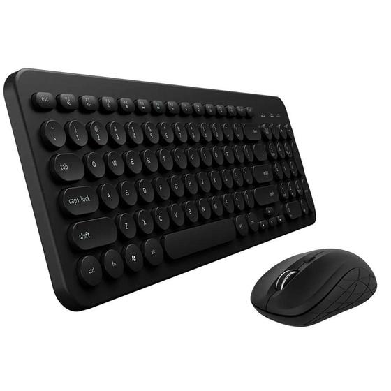 Combo Teclado e Mouse Sem Fio Bright, Preto - 585 Menor preço em Combo Teclado e Mouse Sem Fio Bright, Preto - 585