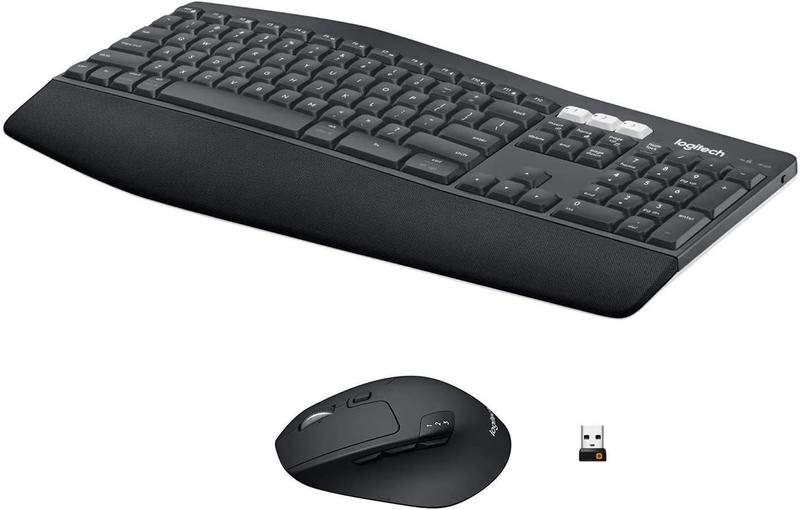 Imagem de Combo Teclado e Mouse sem fio Logitech MK850 com Teclado E Apoio, USB Unifying