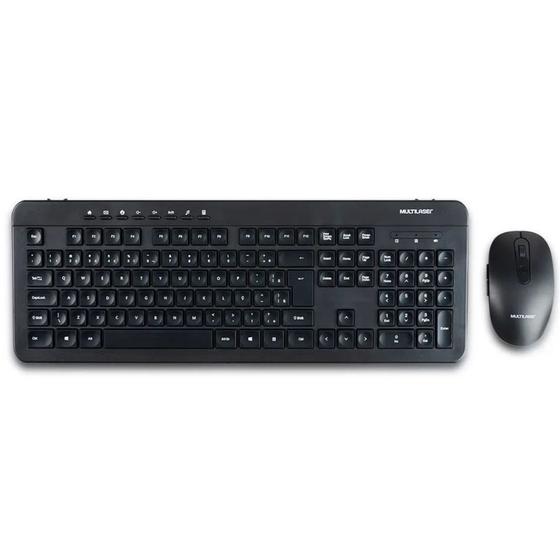 Combo Teclado e Mouse sem Fio Multimídia Lítio Recarregável Usb Preto TC250 Menor preço em Combo Teclado e Mouse sem Fio Multimídia Lítio Recarregável Usb Preto TC250