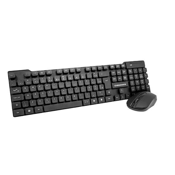 Combo Teclado E Mouse Sem Fio Office CM-31 Chinamate C/ NF Menor preço em Combo Teclado E Mouse Sem Fio Office CM-31 Chinamate C/ NF