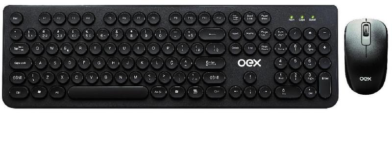 Imagem de Combo Teclado E Mouse Sem Fio Tm410 Preto Pop + Oex