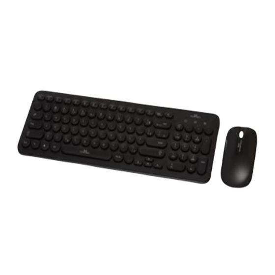 Combo Teclado e Mouse Wireless 2.4G - Cor Preta - Maketech Menor preço em Combo Teclado e Mouse Wireless 2.4G - Cor Preta - Maketech