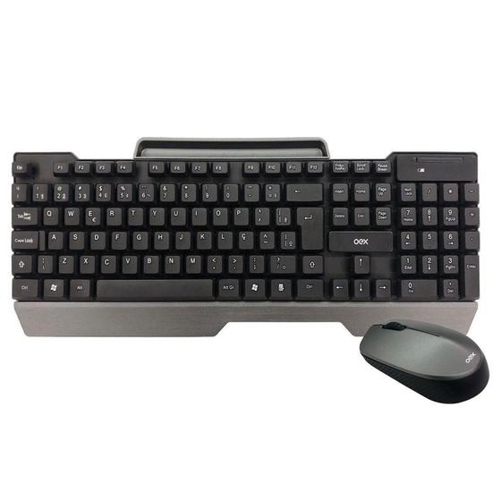 Combo Teclado + Mouse Office OEX, Wireless - TM 406 Menor preço em Combo Teclado + Mouse Office OEX, Wireless - TM 406