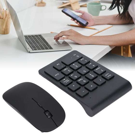 Imagem de Combo Teclado Numérico e Mouse Sem Fio Estink - 1200 DPI