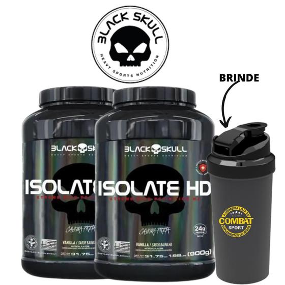Isolate Hd Combo Whey Protein Isolado Isolate HD 900g - Black Skull - Whey Protein ...
