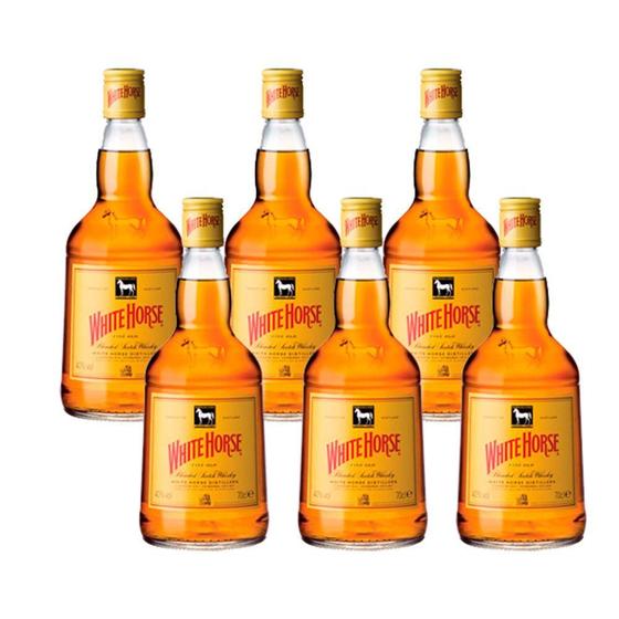 Combo Whisky Escocês White Horse 1L - 6 Unidades Menor preço em Combo Whisky Escocês White Horse 1L - 6 Unidades
