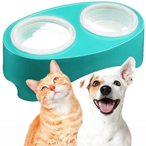 Comedouro Bebedouro Elevado Cães E Gatos Super Neck Duplo Furacão Pet Menor preço em Comedouro Bebedouro Elevado Cães E Gatos Super Neck Duplo Furacão Pet