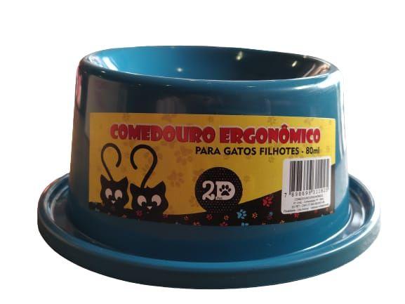 Imagem de Comedouro Bebedouro Gato Postura Correta Elevado Ergonômico