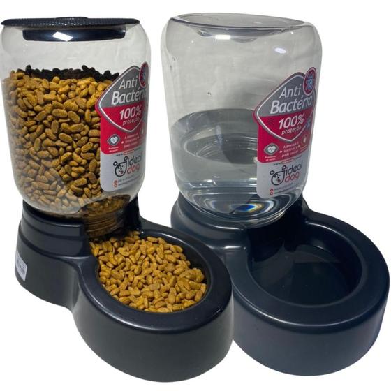 Imagem de Comedouro Cachorro E Bebedouro Gato Automático Para Cães e Gatos Individual 3l E 1,5kg