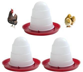 Comedouro conico sifão 3 kg kit c/ 3 und galinhas e aves Menor preço em Comedouro conico sifão 3 kg kit c/ 3 und galinhas e aves