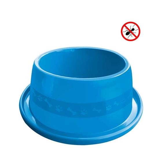 Imagem de Comedouro E Bebedouro Plastico Para Cães E Gatos ANTI-FORMIGA  - 1900 ML- by bsmix