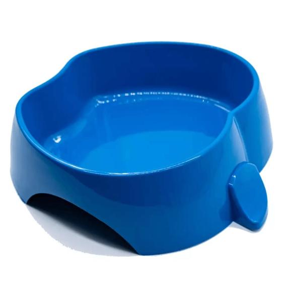 Imagem de Comedouro Frutal Maçã para Cães e Gatos Azul 600ml Pet Injet