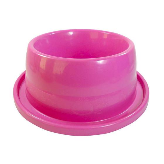 Imagem de Comedouro Furacão Pet Anti Formiga Rosa - 350ml