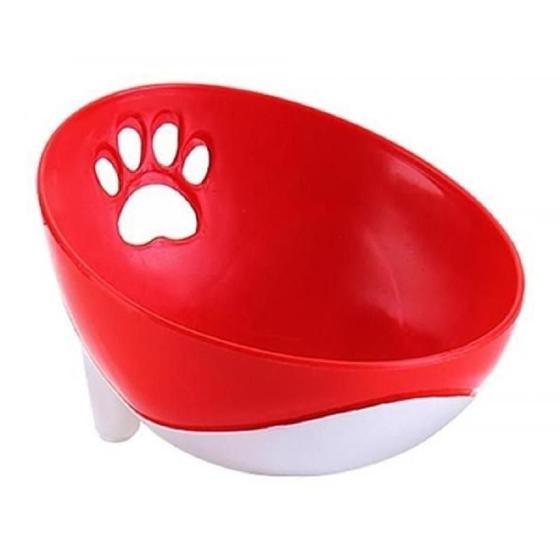 Imagem de Comedouro Inclinado Truqys Pets Grande Vermelho