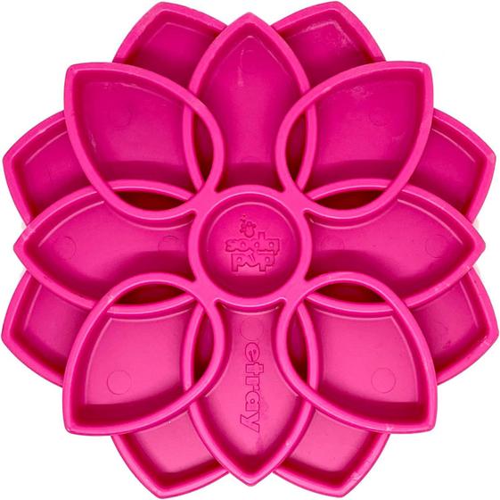 Imagem de Comedouro Lento Mandala eTray SodaPup Tigela de Enriquecimento Interativo Para Cachorro - Rosa