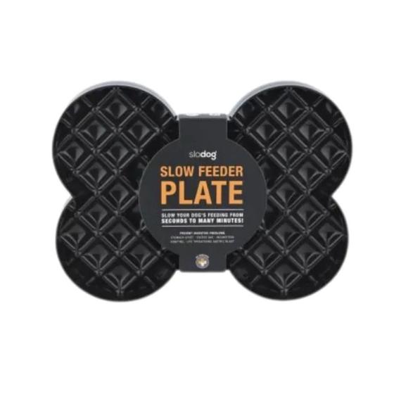 Imagem de Comedouro Lento Slodog Slow Luke1 feeder Plate - LickMat Preto