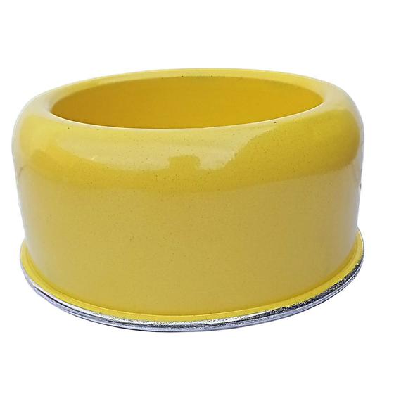 Imagem de Comedouro para cachorro e gato de aluminio resistente pet color para raças pequenas, médio e grande