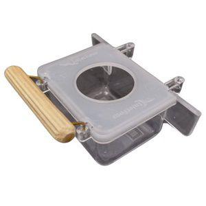 Imagem de Comedouro Para Passaros 1 Furo Com Poleiro E Gancho 35ml - InjetFour