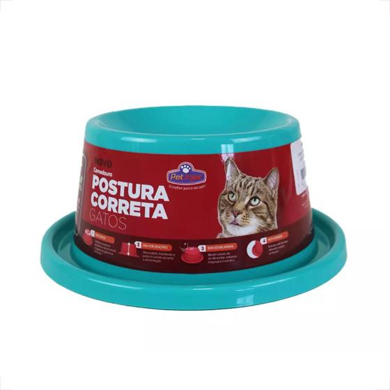 Imagem de Comedouro Pet Injet Postura Correta Gatos Design - Tiffany