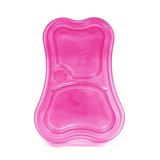 Imagem de Comedouro Pet Toys Duplo Automático Rosa com Glitter para Cães