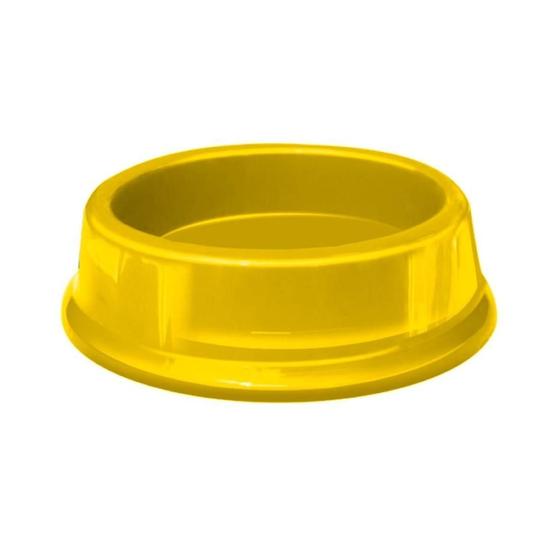 Imagem de Comedouro Plástico Furacão Pet Gato 200Ml - Amarelo