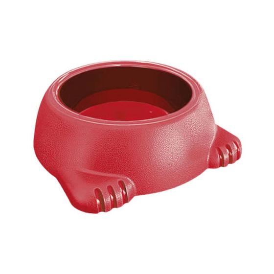 Imagem de Comedouro Plástico Glamour Furacão Pet Tamanho 2 500 ml Vermelho