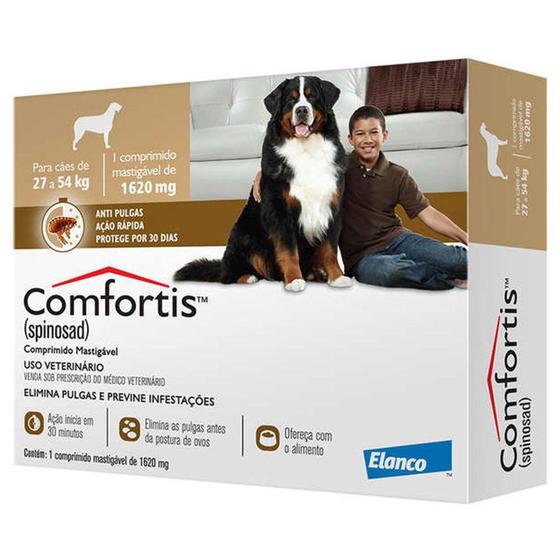 Imagem de Comfortis 1620mg para Cães de 27kg a 54kg - Elanco