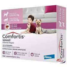 Comfortis Elanco 140 mg para Cães de 2,3 a 4 Kg e Gatos 1,4 a 2,8 Kg - 1 Comprimido Menor preço em Comfortis Elanco 140 mg para Cães de 2,3 a 4 Kg e Gatos 1,4 a 2,8 Kg - 1 Comprimido