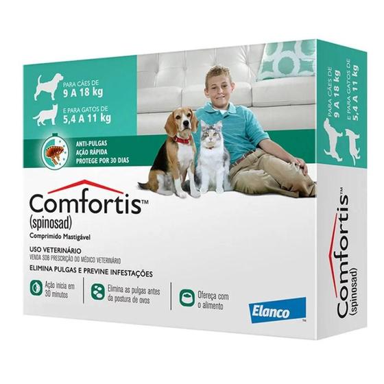 Imagem de Comfortis para Cães e Gatos - 1 Comprimido de 560 mg