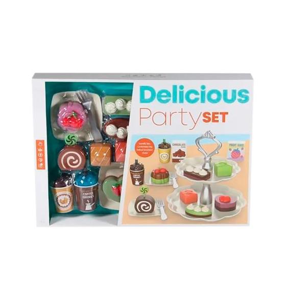 Imagem de Comida De Brincar Kit De Sobremesas E Drinks Ly8624 - Dorémi