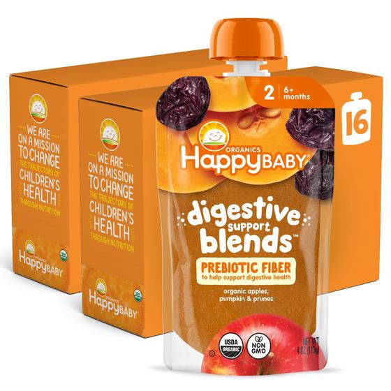 Imagem de Comida para bebês Happy Baby Digestive Support Blends Stage 2 118mL