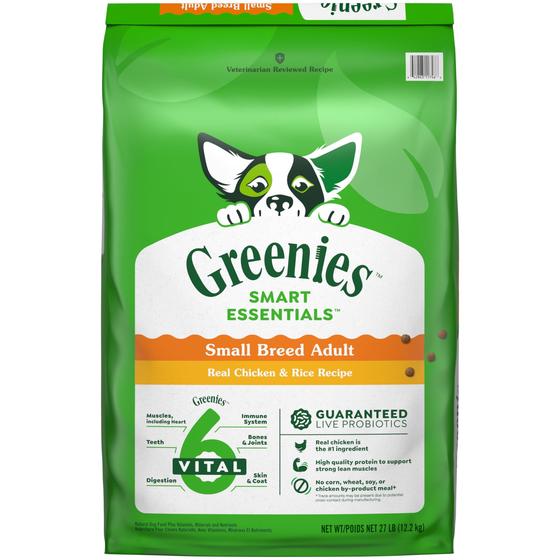 Imagem de Comida para cães Greenies Smart Essentials para adultos de raça pequena 12,25 kg