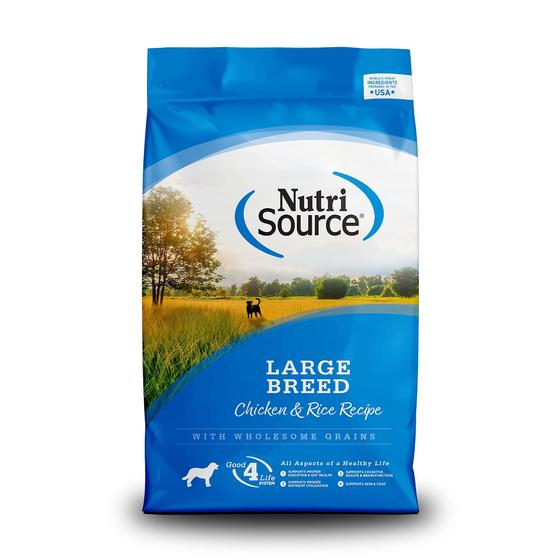 Imagem de Comida para cães NutriSource Adult para frango de raças grandes 11,8 kg