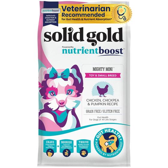 Imagem de Comida para cães Solid Gold Nutrientboost Mighty Mini, bolsa de 5 kg