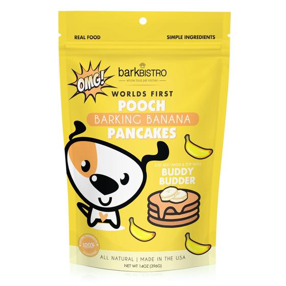 Imagem de Comida úmida para cães Bark Bistro Company Barkin Banana Pooch Pancakes 400 ml