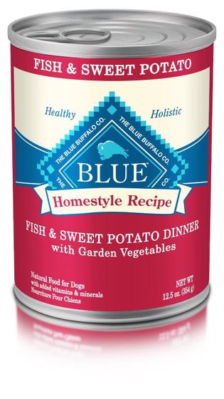 Imagem de Comida úmida para cães Blue Buffalo Homestyle Recipe Fish 370mL (12x)