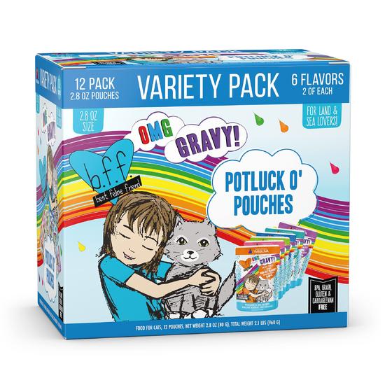 Imagem de Comida Úmida para Gatos Weruva B.F.F. OMG - Pacote com 12 Unidades (80g cada)