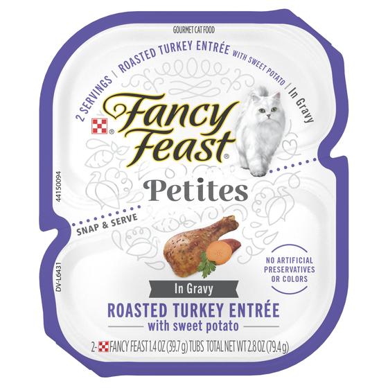 Imagem de Comida Úmida Purina Fancy Feast para Gatos - Peru Gourmet e Batata Doce