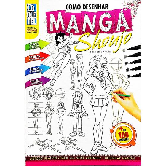 Imagem de Como Desenhar Mangá Shoujo - Aprenda a Desenhar Passo a Passo