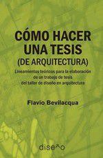 Imagem de Cómo hacer una tesis (de arquitectura) - NOBUKO/DISEÑO EDITORIAL