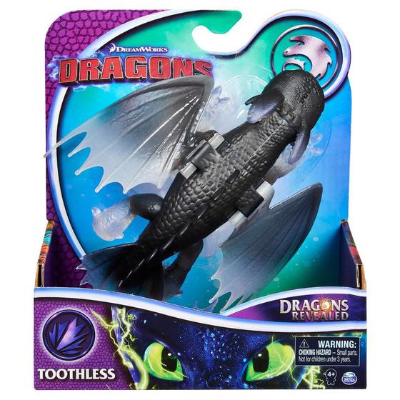 Como Treinar o Seu Dragão - Figura Banguela Preto e Cinza - Sunny ...