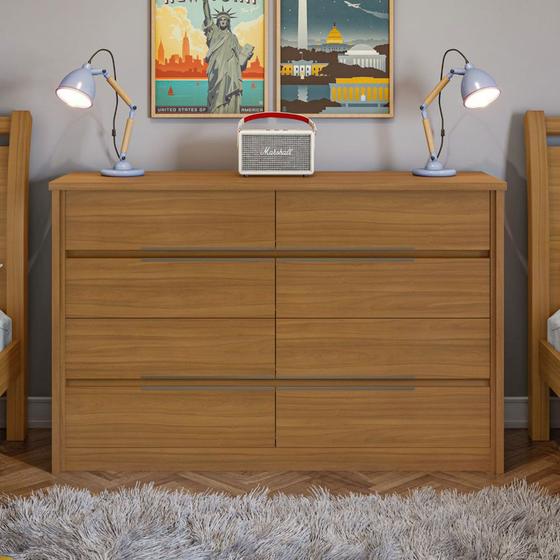 Cômoda 100% MDF com 08 Gavetas Urban Rovere Naturale Lopas é boa?