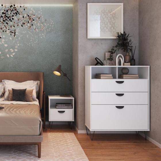 Imagem de Cômoda 2 Gavetas E 1 Gavetão Drawer Be Mobiliário