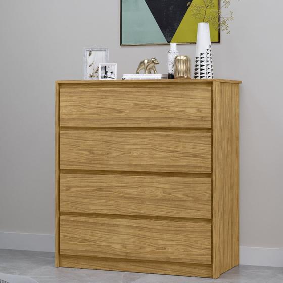 Imagem de Cômoda 4 Gavetas em Mdp 89x92cm Carla
