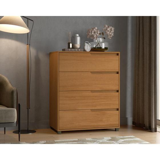 Imagem de Cômoda 80cm com 4 Gavetas Multimóveis CR35243