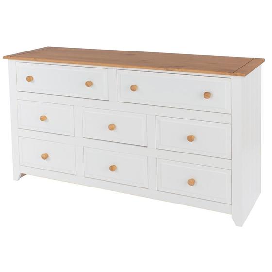 Imagem de Cômoda com 8 Gavetas Branco