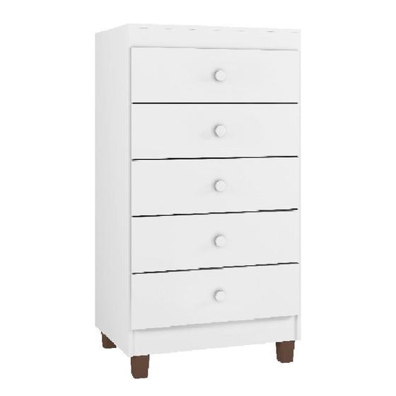 Cômoda Infantil Kids Baby 5 Gavetas Incorplac Branco é boa?