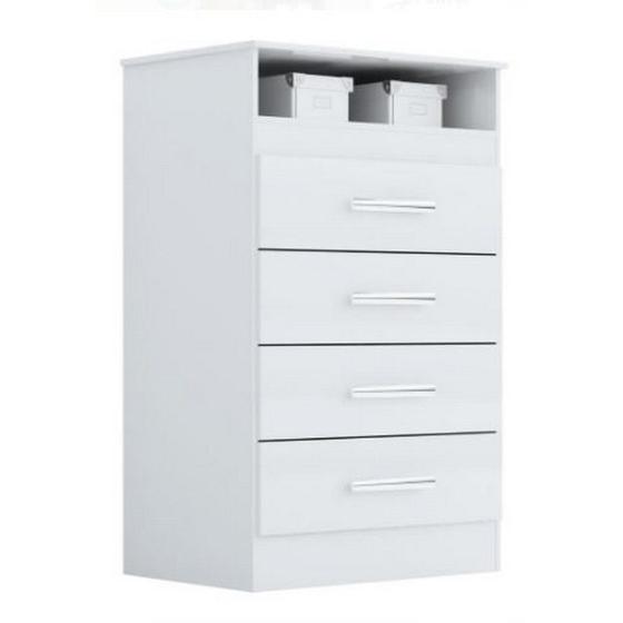 Imagem de Cômoda Jessica em MDF com 4 Gavetas Acp Móveis