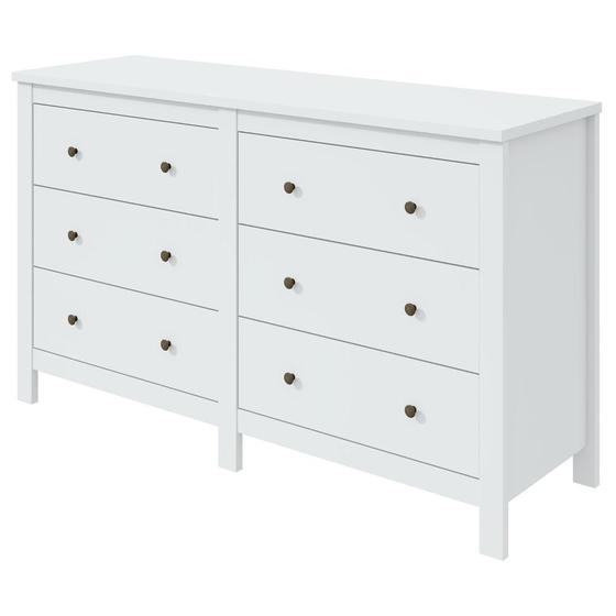 Cômoda Maggiore 6 Gavetas Branco Menor preço em Cômoda Maggiore 6 Gavetas Branco