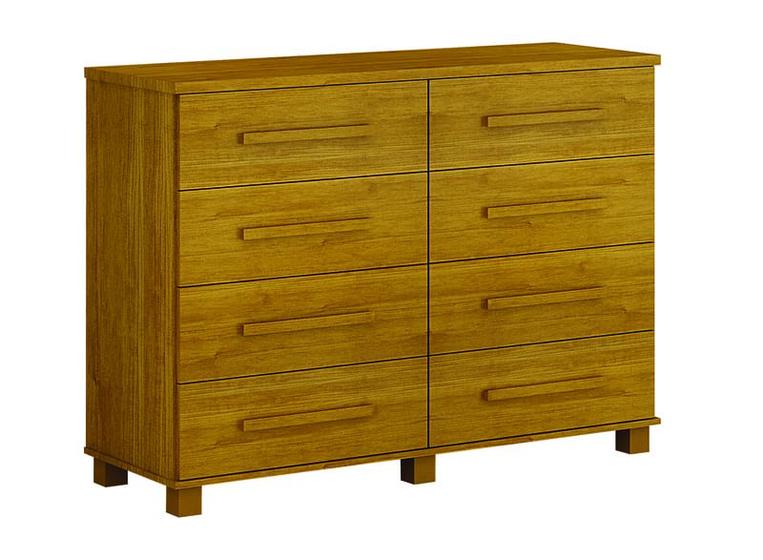 Imagem de Cômoda para Quarto 8 Gavetas - San Marino-Freijó - Móveis Leifer